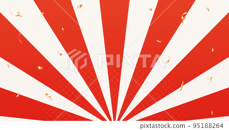 銷售背景橫幅紅色和白色 95188264
