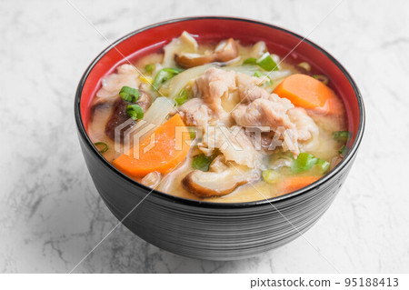 Seasonal Cuisine Pork Soup Seasonal Cuisine Pork Soup 95188413