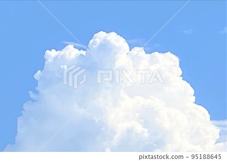 Fluffy clouds like cream puffs Fluffy clouds like cream puffs 95188645