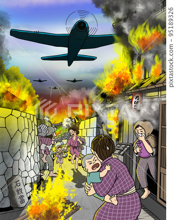 air raid image air raid image 95189326