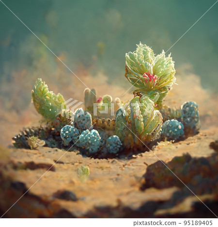 Desert landscape. Desert area, sand terrain - Africa, Sahara, or Arizona nature. Desert landscape. Desert area, sand terrain - Africa, Sahara, or Arizona nature. 95189405