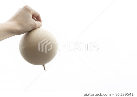 Hand with firework ball. Fireworks tonight!! 95189541