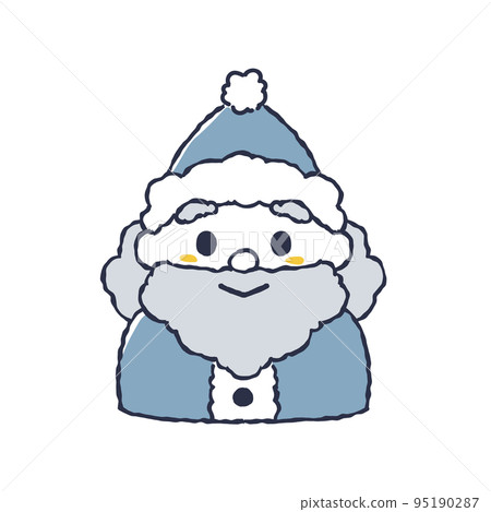 一個簡單的聖誕老人的插圖 95190287