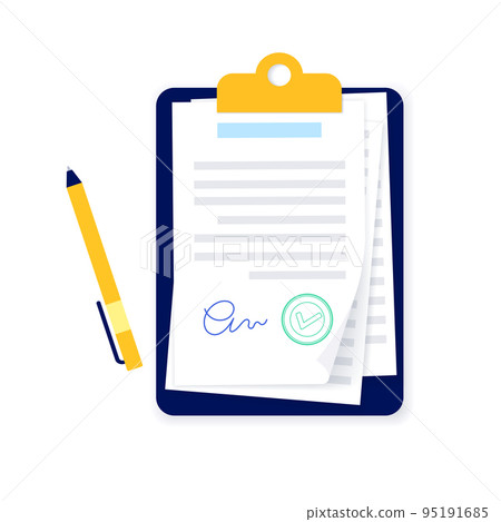 Approve document concept 95191685