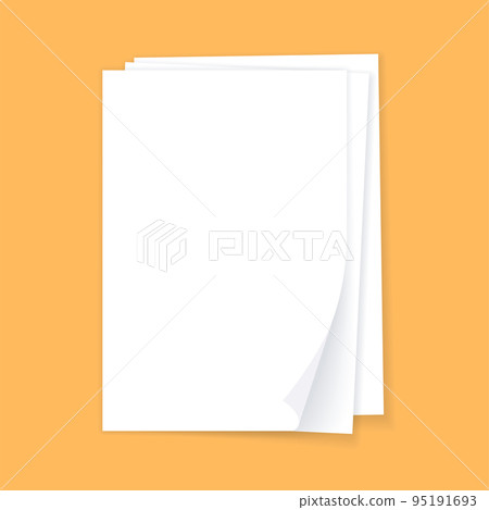 Paper document stack Paper document stack 95191693