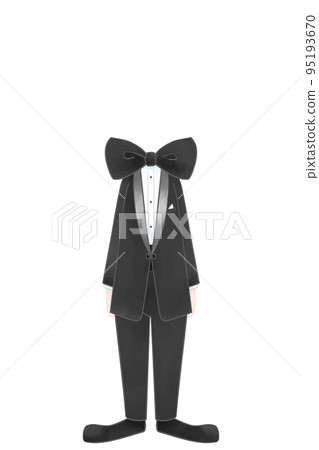 身體部位/空白燕尾服套裝 95193670