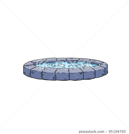 Stone pond. City landmark and decoration. Stone pond. City landmark and decoration. 95194785