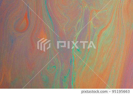 Abstract background from flowing colored liquid paints Abstract background from flowing colored liquid paints 95195663