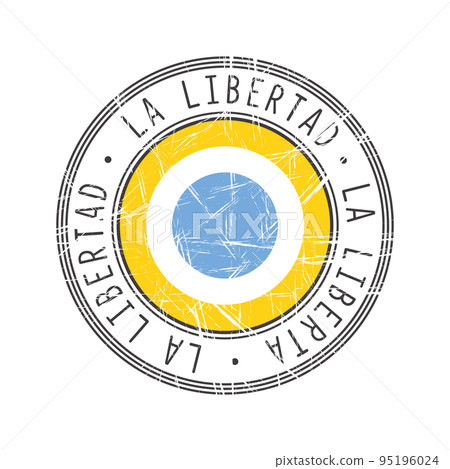 La Libertad city rubber stamp 95196024