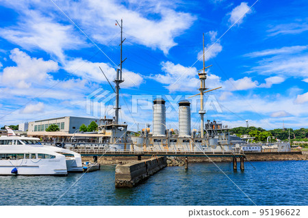 神奈川縣橫須賀市的三笠碼頭(猿島渡輪碼頭) 神奈川縣橫須賀市的三笠碼頭(猿島渡輪碼頭) 95196622