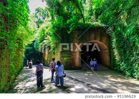 神奈川縣橫須賀市猿島(猿島要塞斷路和隧道) 神奈川縣橫須賀市猿島(猿島要塞斷路和隧道) 95196629