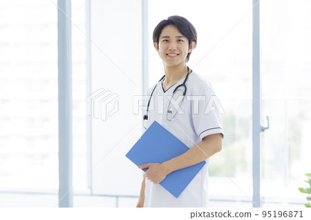 白大褂男醫生護士 95196871