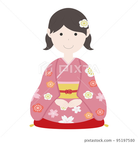 Kimono Shichigosan New Year People Kimono Shichigosan New Year People 95197580