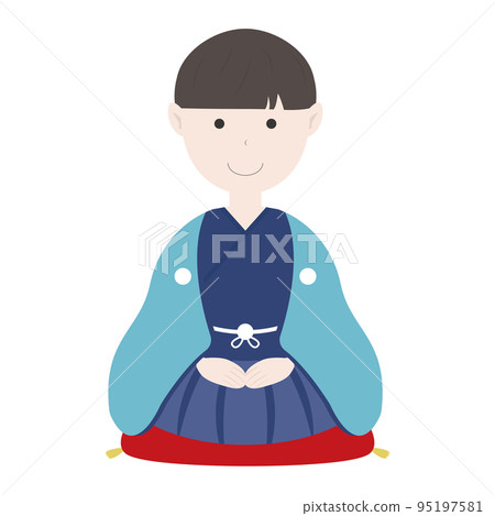 和服七鄉山新年人物 和服七鄉山新年人物 95197581