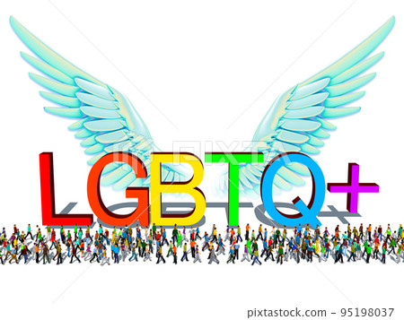 LGBTQ 無性別的人類多樣性和平 95198037