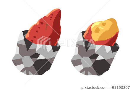 Sweet Potato Grilled in Foil 95198207