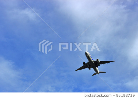 Airplane seen from Toyonaka Park 95198739