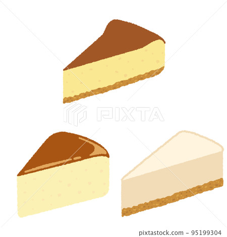 Cheesecake illustration 95199304