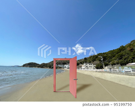 站在沙灘上的未來之門 多和夢門材料 站在沙灘上的未來之門 多和夢門材料 95199750