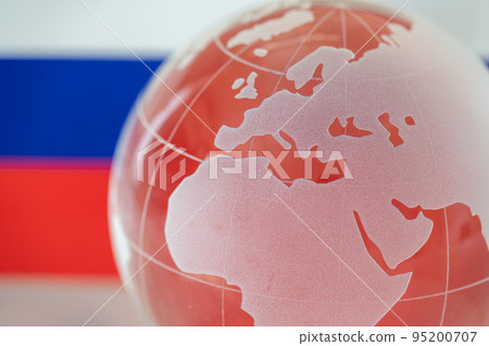 Globe, Ukrainian flag, Russian flag, Japan Globe, Ukrainian flag, Russian flag, Japan 95200707