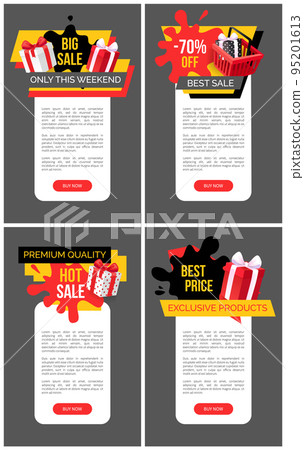 Present Boxes in Shopping Basket, Promo Posters Present Boxes in Shopping Basket, Promo Posters 95201613