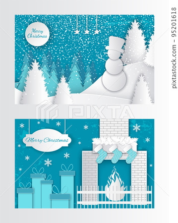 Merry Christmas Cut Out Greeting Card Fire, Socks Merry Christmas Cut Out Greeting Card Fire, Socks 95201618