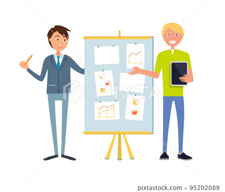 Professional Economists Discussing Financial Issue 95202089