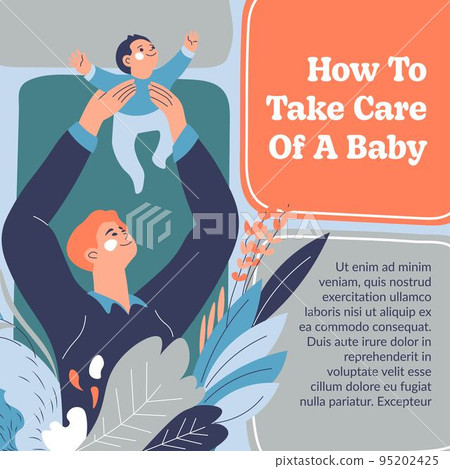 How to take care of baby, parenting courses vector 95202425