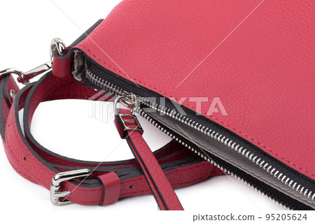 Women's fashion crossbody bag isolated on white background 95205624