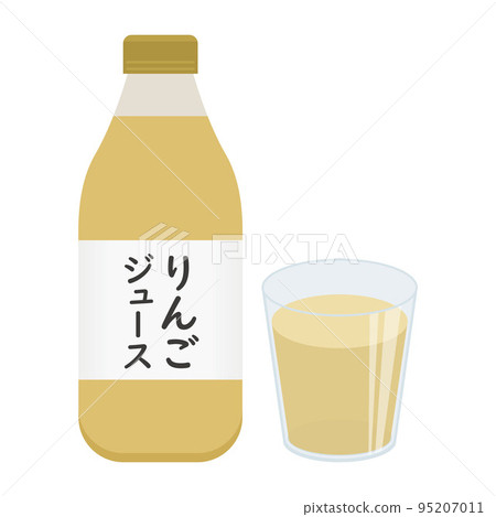 Illustration of apple juice 95207011