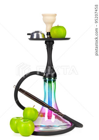 Hookah with fruits isolated on white background 95207458