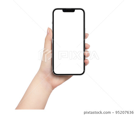 Women's hand with smartphone 95207636