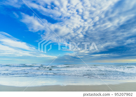 summer beach scenery summer beach scenery 95207902