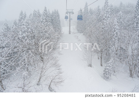 滑雪場的貢多拉，雪飄飄的神奇氛圍 95208481