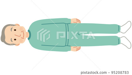 老人仰臥護理仰臥位 95208783