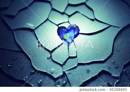 Image material: Glass heart image 95208893