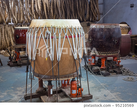 傳統的中國大鼓 95210569