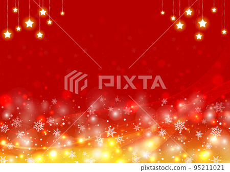 Christmas illumination background frame red 95211021