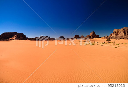 Abstract Rock formation at Boumediene in Tassili nAjjer national park, Algeria 95212013