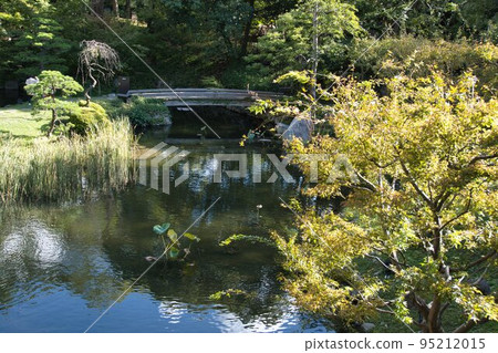 小倉城園內的池塘觀光照片素材1 95212015