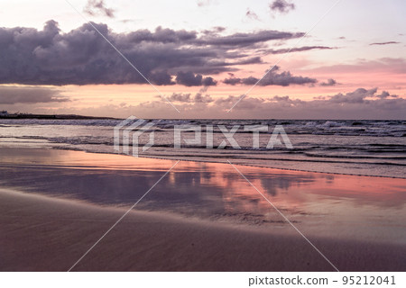 Sunset in Famara Beach - Lanzarote - Canary Islands 95212041