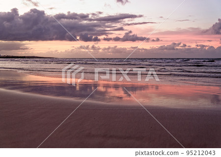 Sunset in Famara Beach - Lanzarote - Canary Islands 95212043