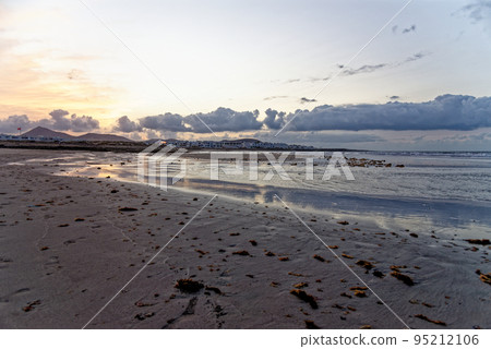 Sunset in Famara Beach - Lanzarote - Canary Islands 95212106