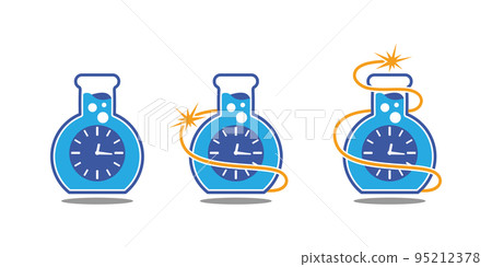Kids lab logo with experiment glass design illustration vector eps format , suitable for your design needs, logo, illustration, animation, etc. 95212378