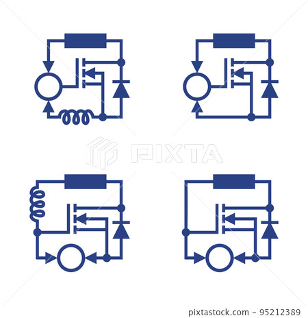 Electronic circuit design illustration vector eps format , suitable for your design needs, logo, illustration, animation, etc. 95212389