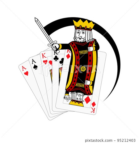 King fullhouse card Suit diamond design illustration vector eps format , suitable for your design needs, logo, illustration, animation, etc. King fullhouse card Suit diamond design illustration vector eps format , suitable for your design needs, logo, illustration, animation, etc. 95212403