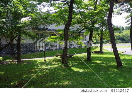 The view from the entrance of the gymnasium of Sanbe Youth Exchange House The view from the entrance of the gymnasium of Sanbe Youth Exchange House 95212437