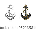 United State Marine Corps Anchor ega design illustration vector eps format , suitable for your design needs, logo, illustration, animation, etc. 95213581