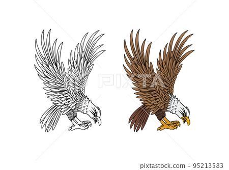 United State Marine Corps Eagle ega design illustration vector eps format , suitable for your design needs, logo, illustration, animation, etc. 95213583