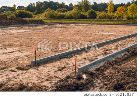 Site preparation for the construction Site preparation for the construction 95213837